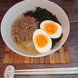 糖質オフしらたき(糸こんにゃく)あっさりラーメン風